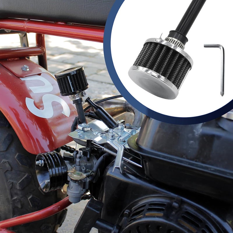 KTUMININV 212cc Air Filter Valve Cover Breather Filter for Predator 196cc 6.5hp Coleman CT200U BT200X CT200U-EX Baja Warrior MB200 GX160 GX200 Mini Bike Go kart Performance Parts - Image 2